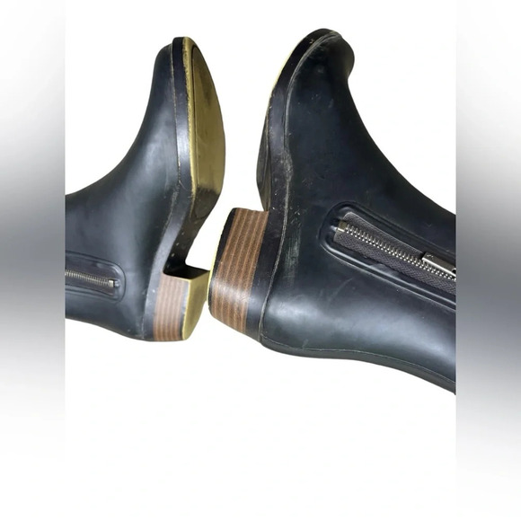 Lucky Brand Womens Bunita Black Rainboots Size 8 - Picture 4 of 10